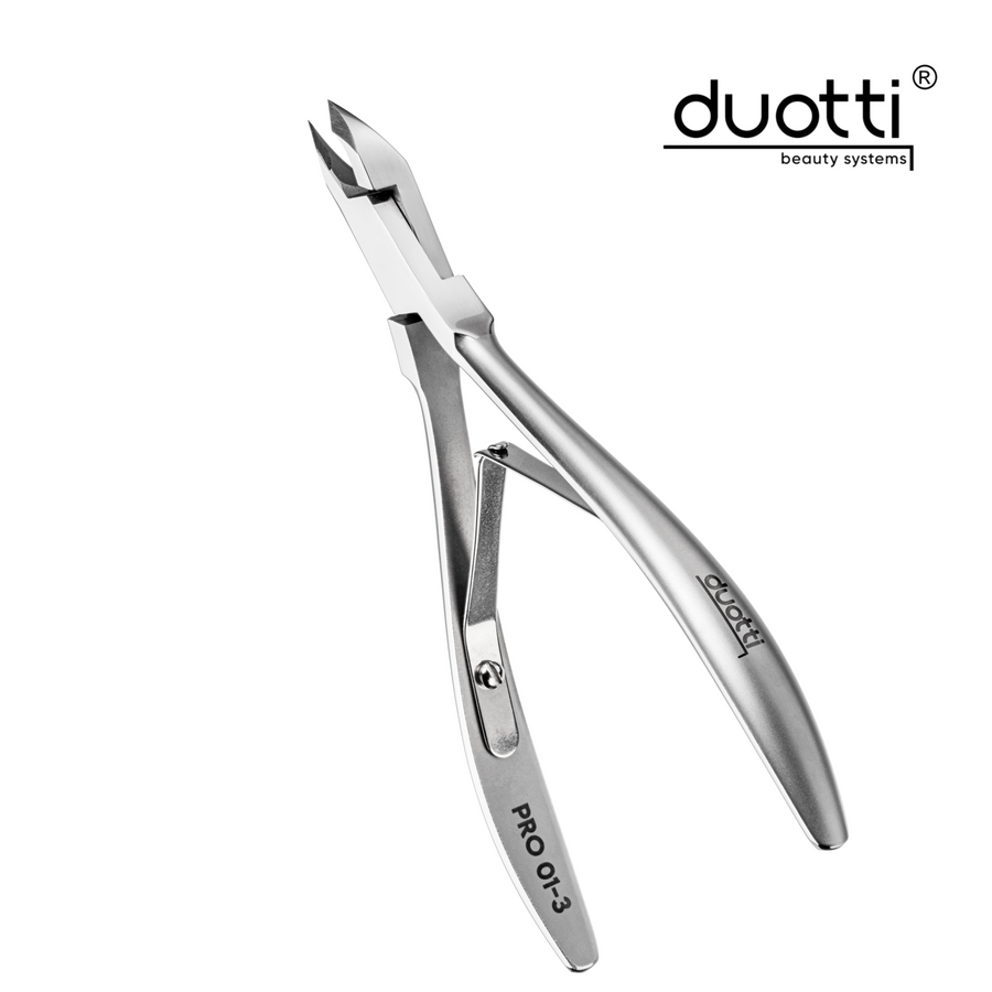 Професионални клещи за кожички Duotti PRO 01, матирани, дължина 111 mm, остриета 3 mm – клещи от Duotti Beauty Systems