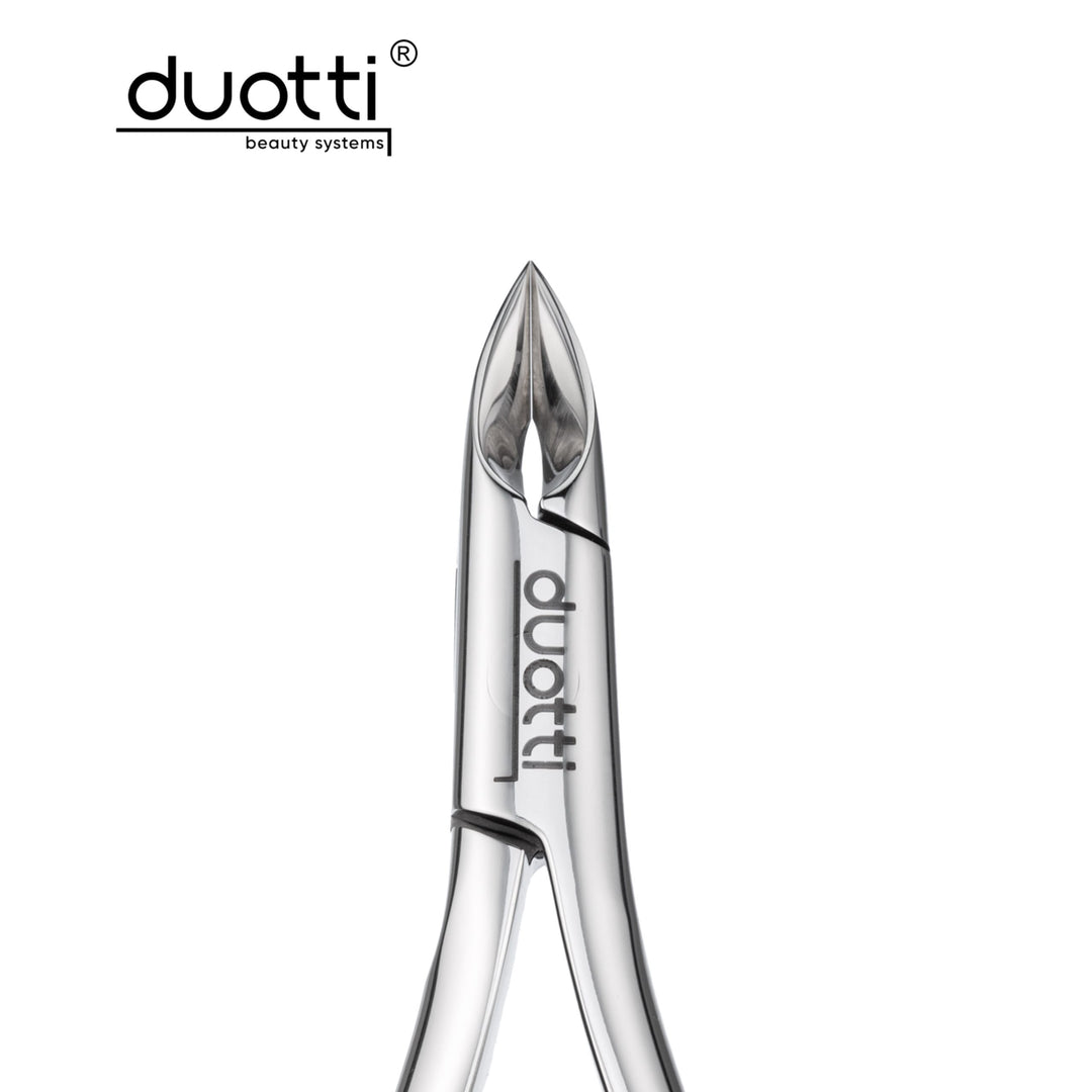 Професионални клещи за кожички Duotti PREMIUM 01, огледално полирани, L-113 mm, остриета 7 mm – от Elena Art Nails