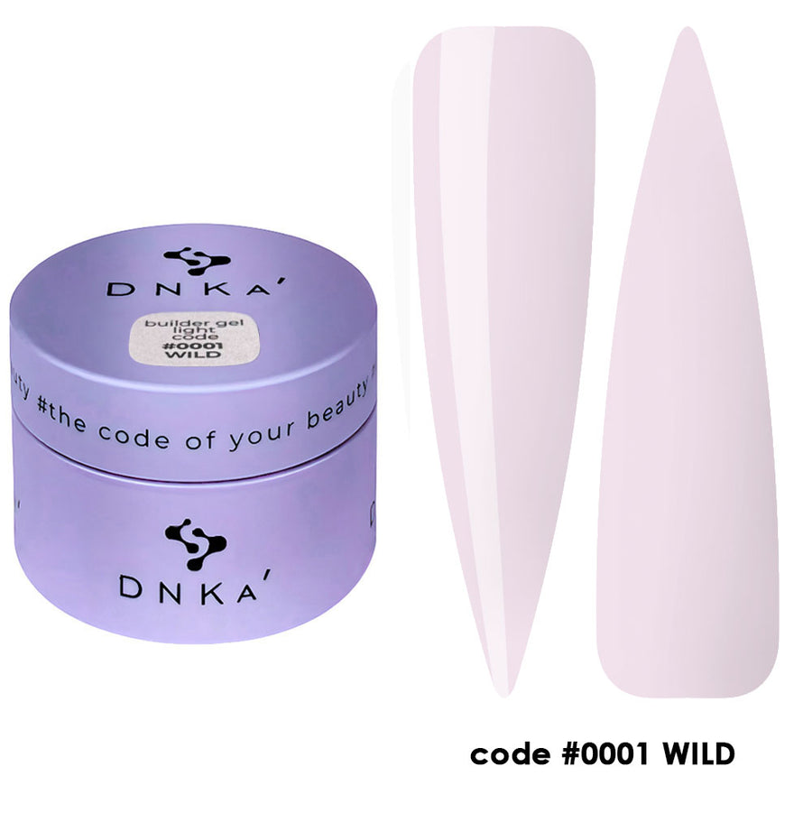 Гел за изграждане LIGHT #0001 Wild "DNKa", 30 ml