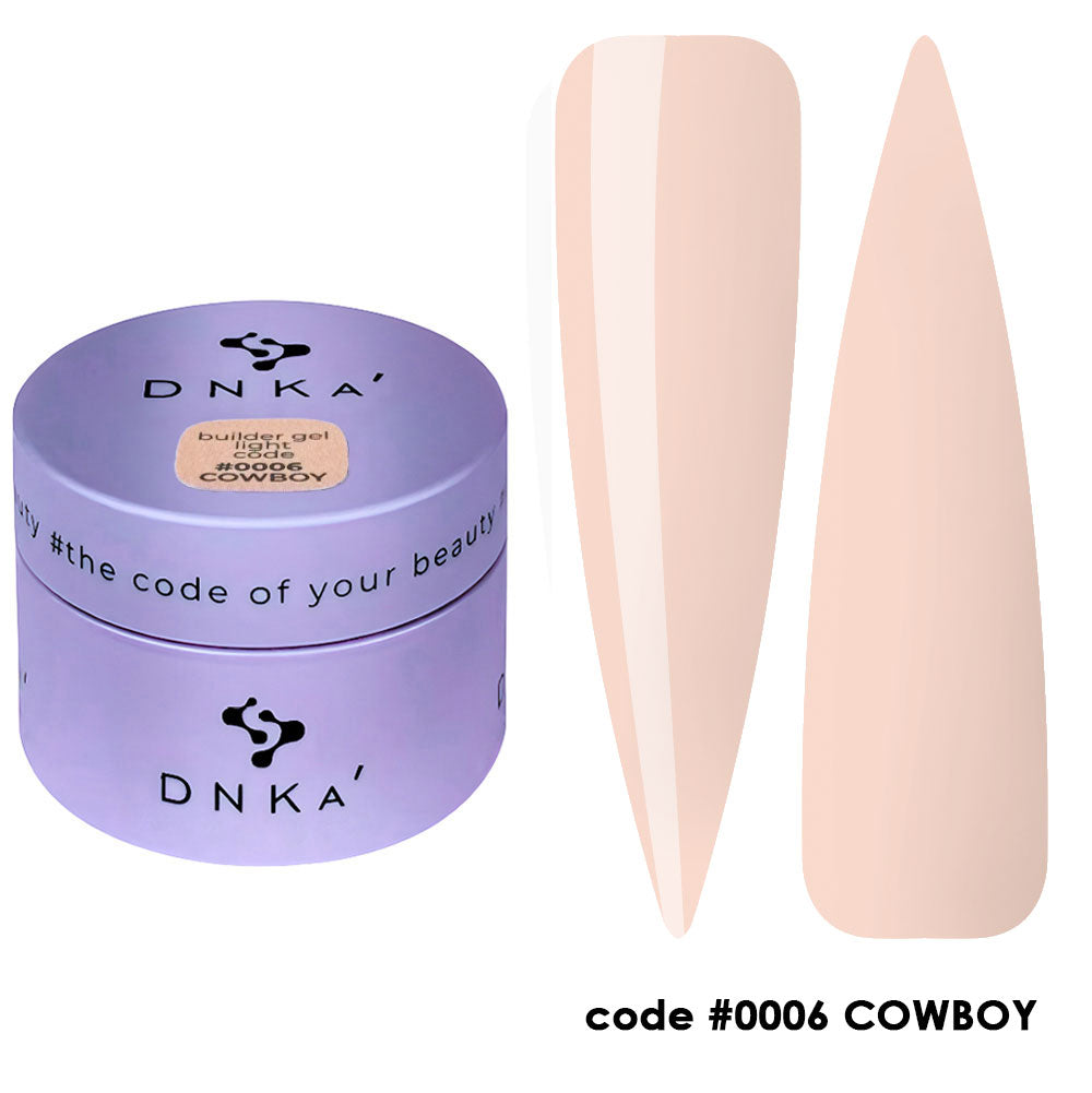 Гел за изграждане LIGHT #0006 Cowboy "DNKa", 30 ml