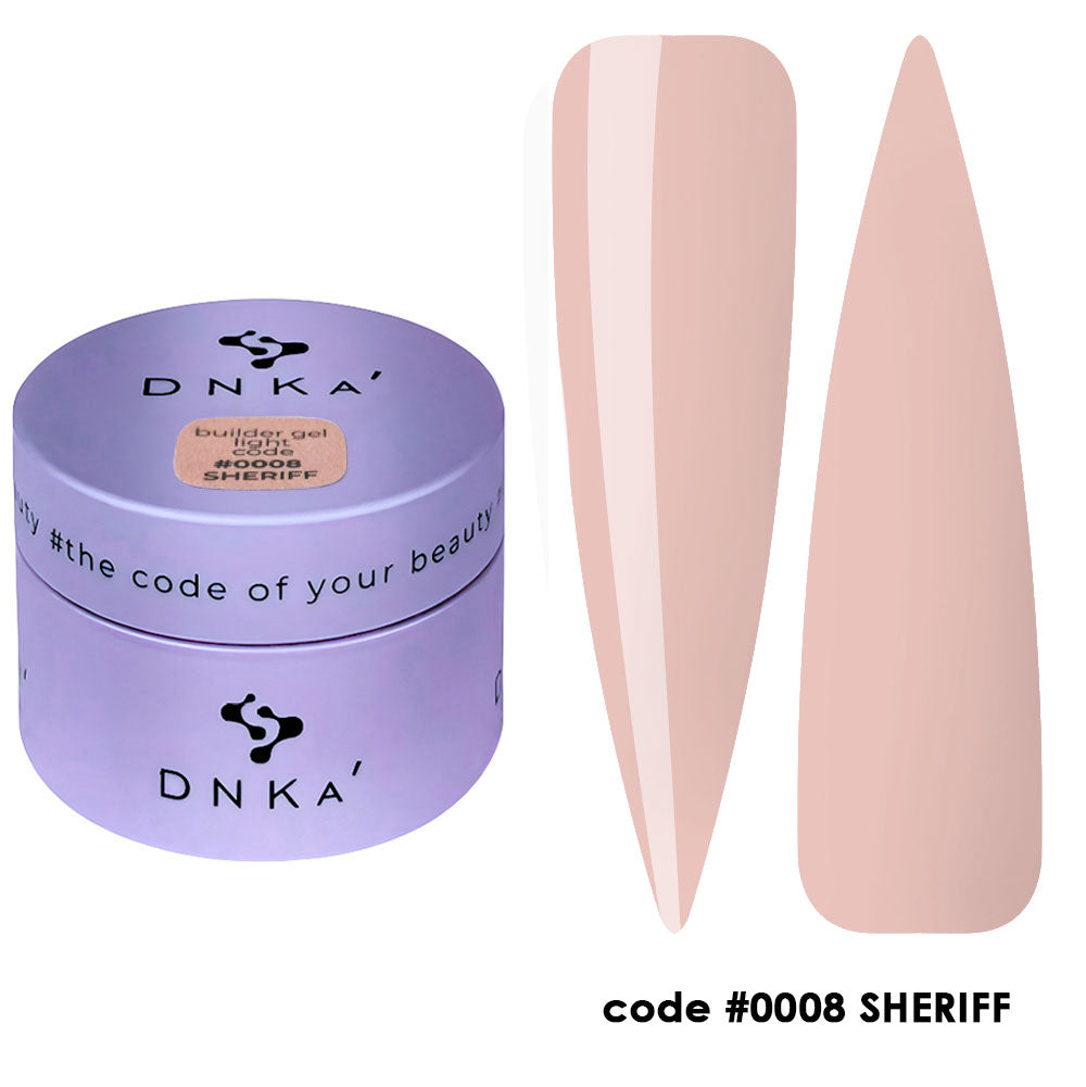 Гел за изграждане LIGHT #0008 Sheriff "DNKa", 30 ml