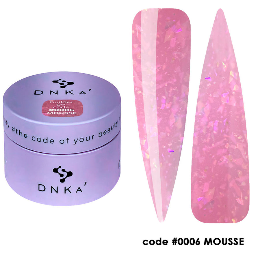 Гел за изграждане MOUSSE #0006 "DNKa", 30 ml – от серия MOUSSE