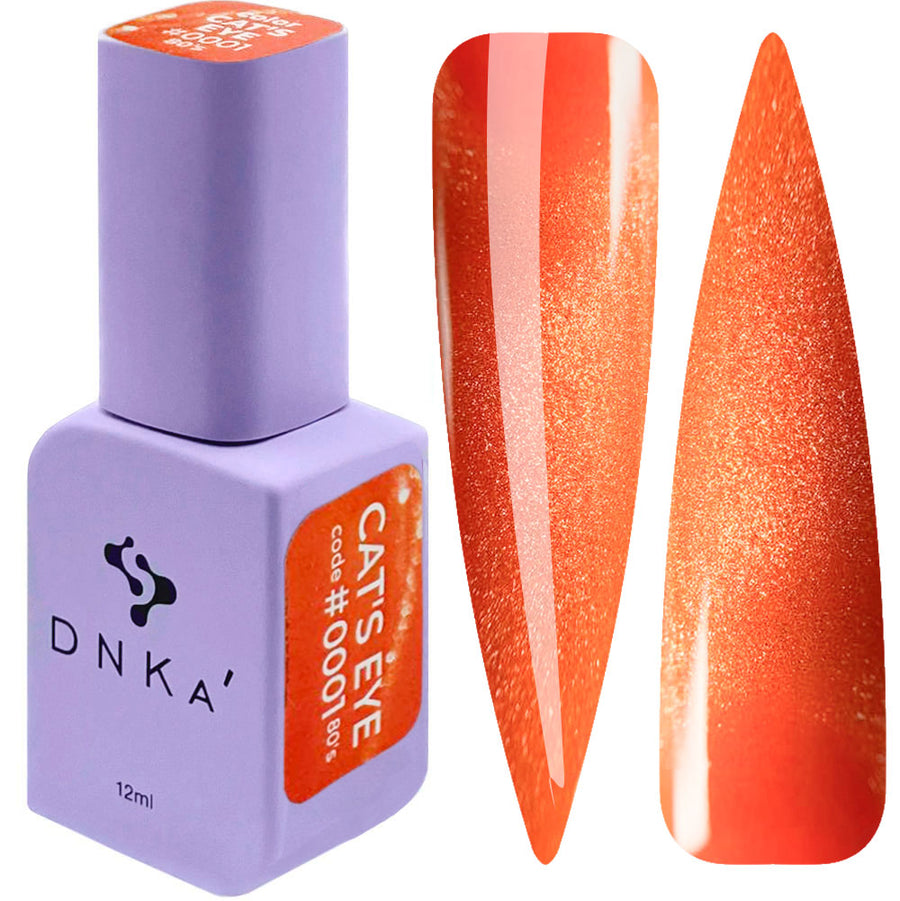 Колекция Cat`s eye 80` DNKa` #0001-#0006, 5бр. гел лак + 1бр. ПОДАРЪК – от категория Комплект за гел лак
