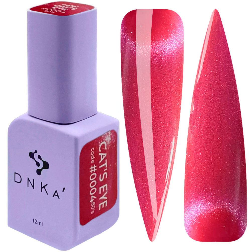Колекция Cat`s eye 80` DNKa` #0001-#0006, 5бр. гел лак + 1бр. ПОДАРЪК – комплект от 5 броя