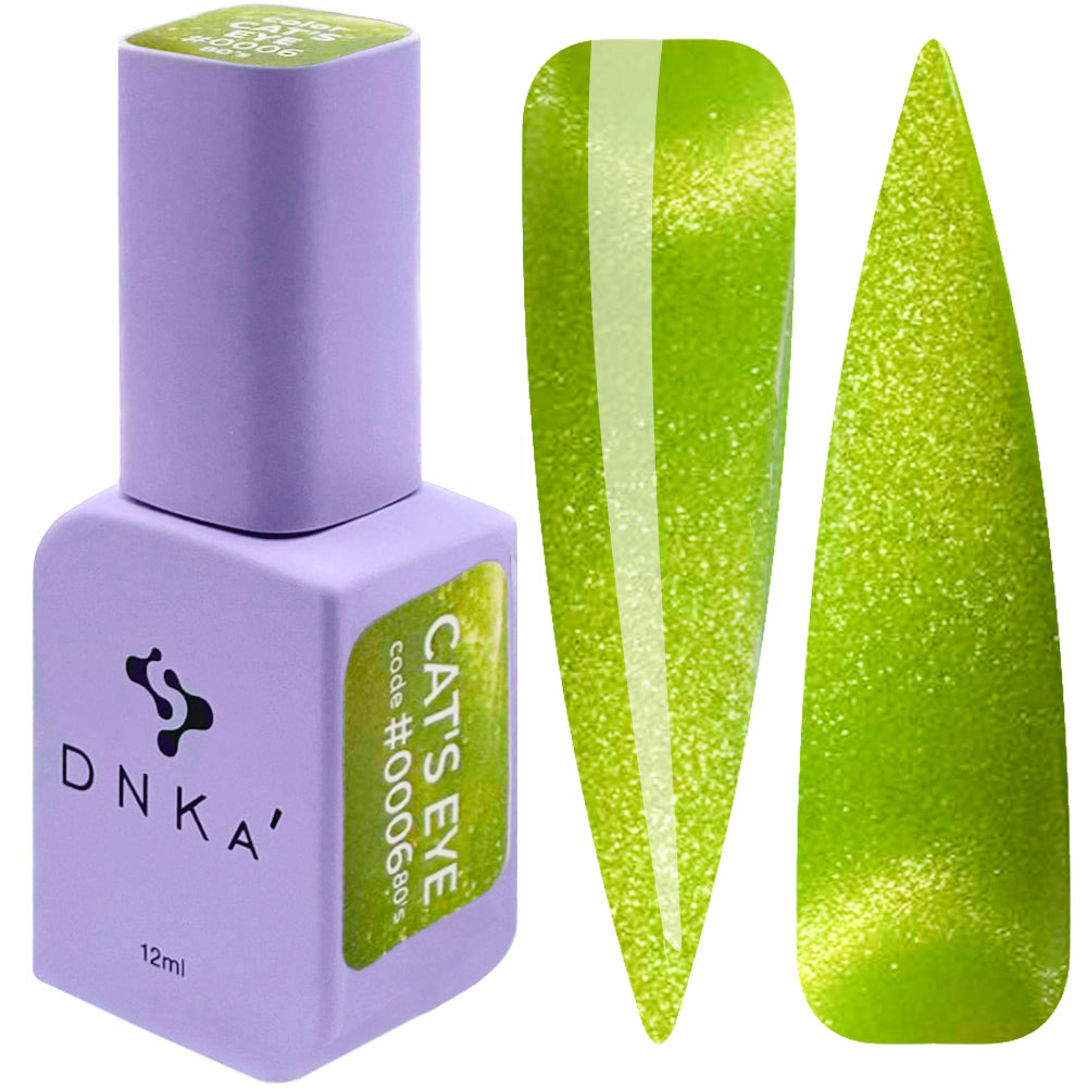 Колекция Cat`s eye 80` DNKa` #0001-#0006, 5бр. гел лак + 1бр. ПОДАРЪК – от Elena Art Nails