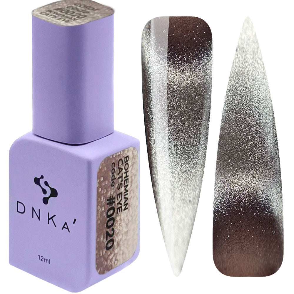 Гел лак "DNKa" Cat's Eye #0020 "DNKa", 12 ml – с ефект котешко око, с блясък