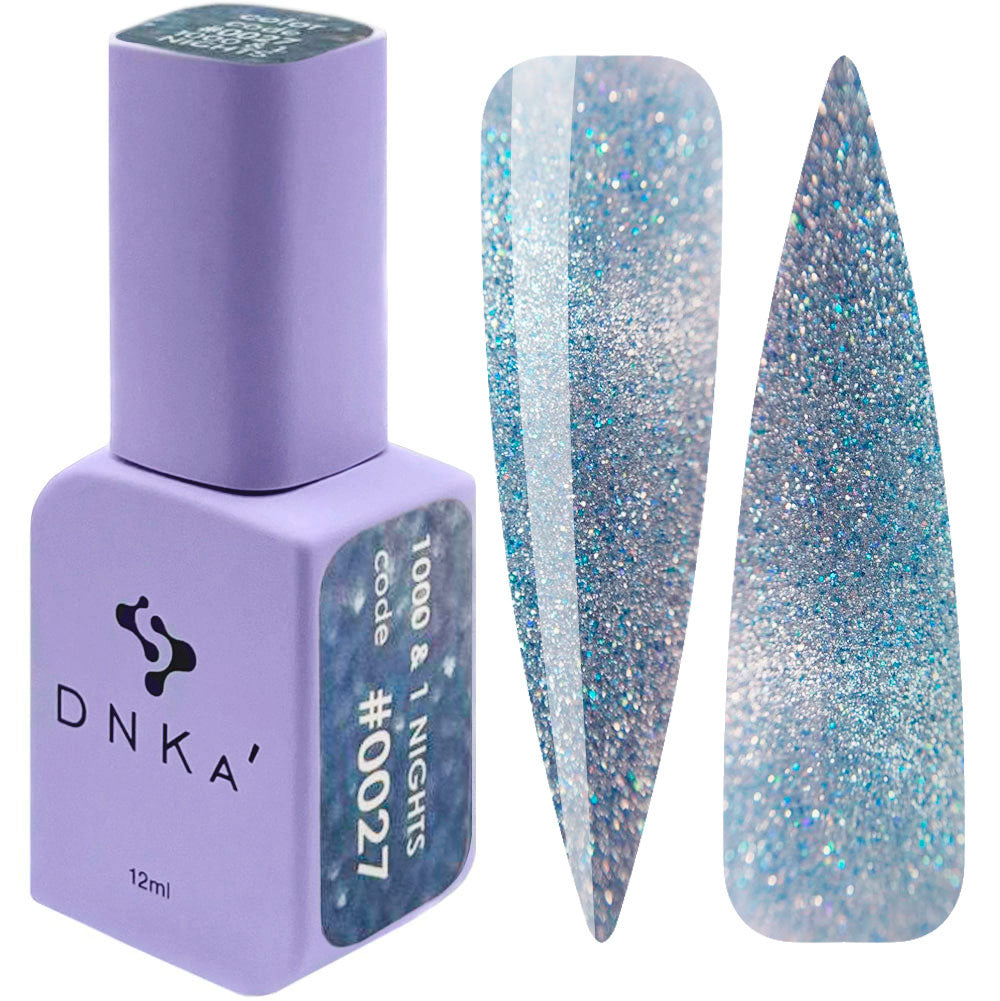 Гел лак "DNKa" 1000 & 1 NIGHTS #0027 12 ml – с ефект котешко око