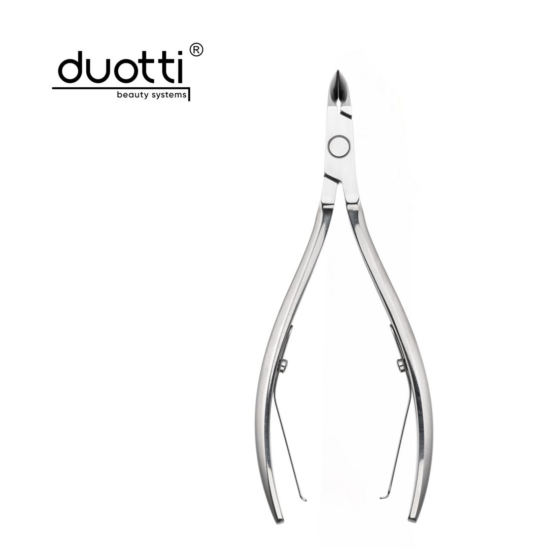 Професионални клещи за кожички Duotti PRO 01, матирани, L-111 mm, остриета 7 mm – от Elena Art Nails