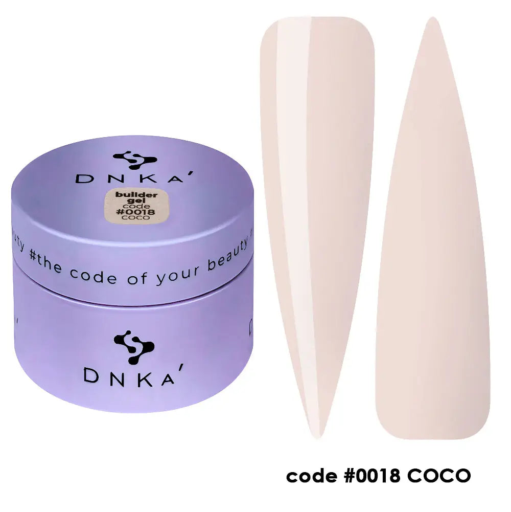 Гел за изграждане NEW FORMULA "DNKa" #0018 Coco 30 ml – телесен нюанс