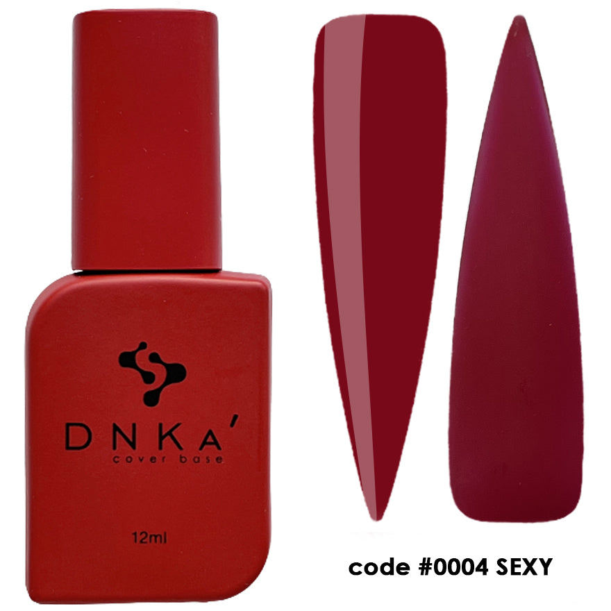 Цветна каучукова основа NEW FORMULA "DNKa" #0004 Sexy – цветни основи от DNKa