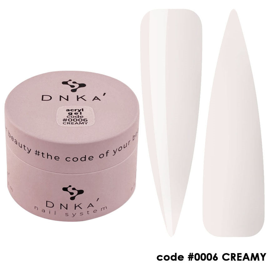 Акригел "DNKa" #0006 Creamy 30 ml – от категория Гелове за изграждане