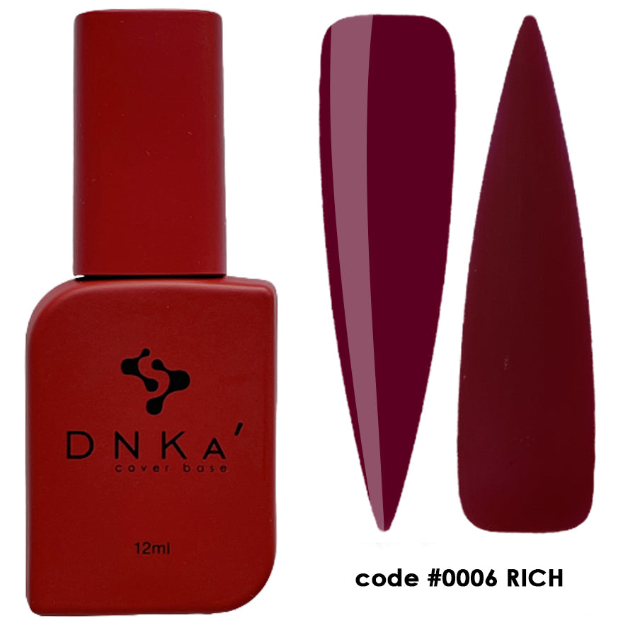 Цветна каучукова основа NEW FORMULA "DNKa" #0006 Rich – цветни основи от DNKa