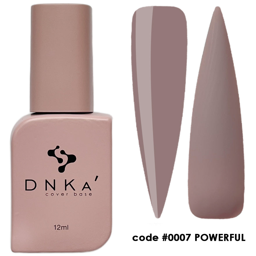 Цветна каучукова основа NEW FORMULA "DNKa" #0007 Powerful – цветни основи от DNKa