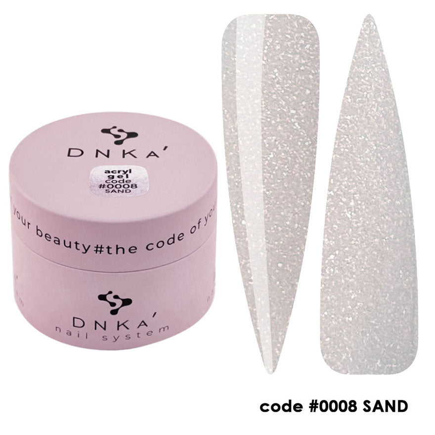 Акригел "DNKa" #0008 Sand 30 ml – от категория Гелове за изграждане