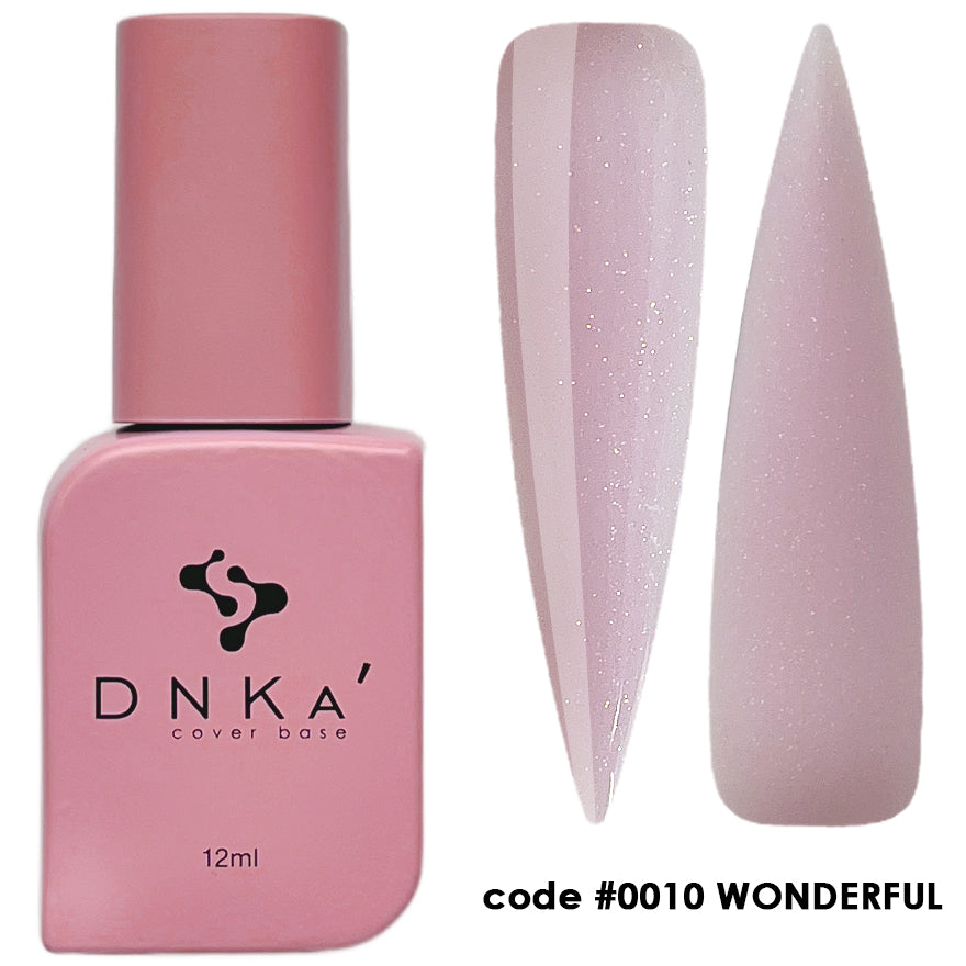 Цветна каучукова основа NEW FORMULA "DNKa" #0010 Wonderful – цветни основи от DNKa