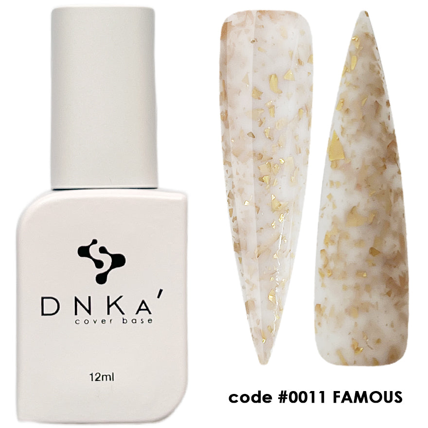 Цветна каучукова основа NEW FORMULA "DNKa" #0011 Famous – цветни основи от DNKa