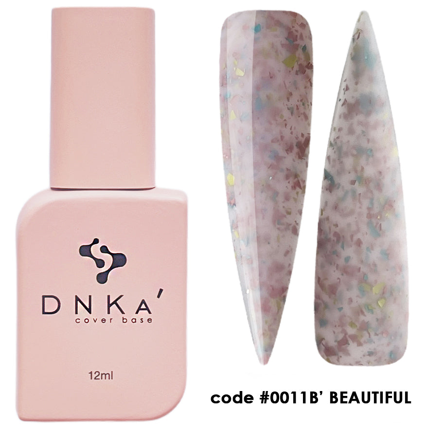 Цветна каучукова основа NEW FORMULA "DNKa" #0011B Beauttiful – цветни основи от DNKa