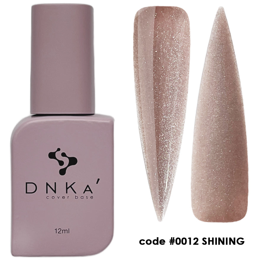 Цветна каучукова основа NEW FORMULA "DNKa" #0012 Shining – цветни основи от DNKa
