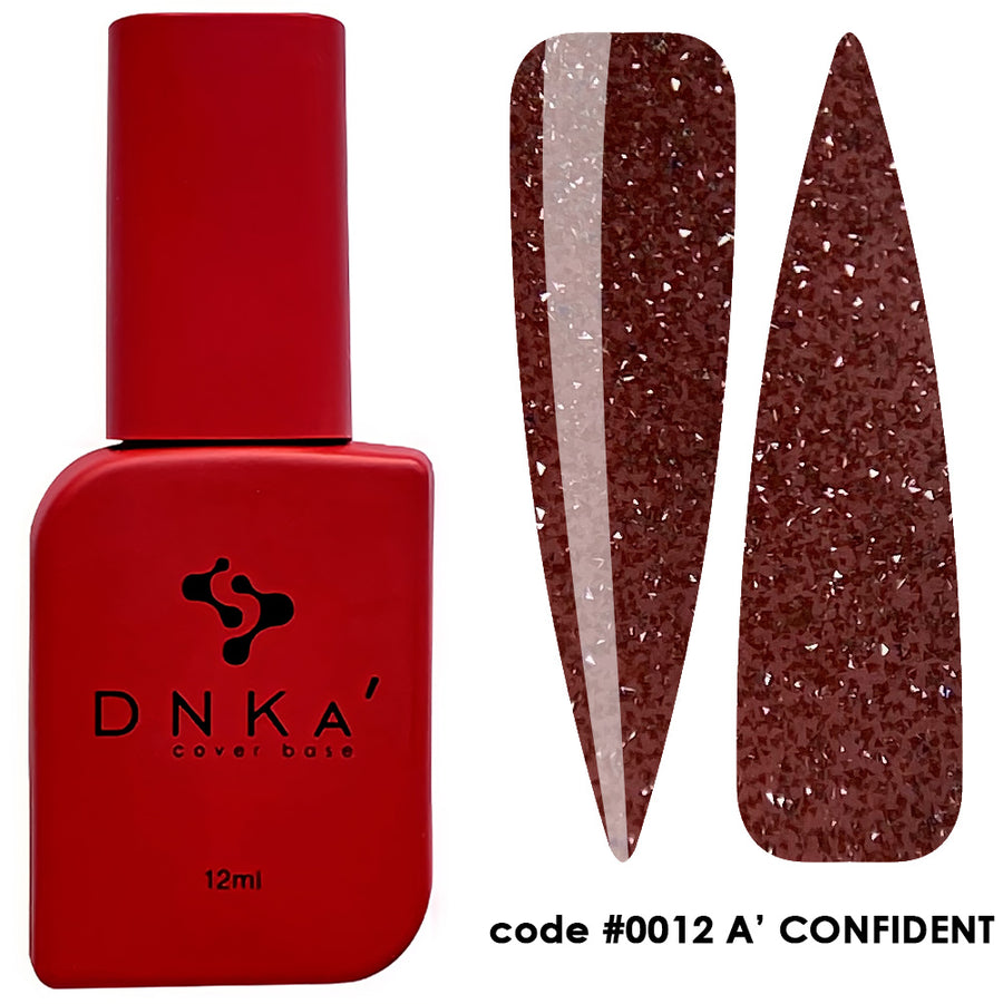 Цветна каучукова основа NEW FORMULA "DNKa" #0012A Confident – цветни основи от DNKa