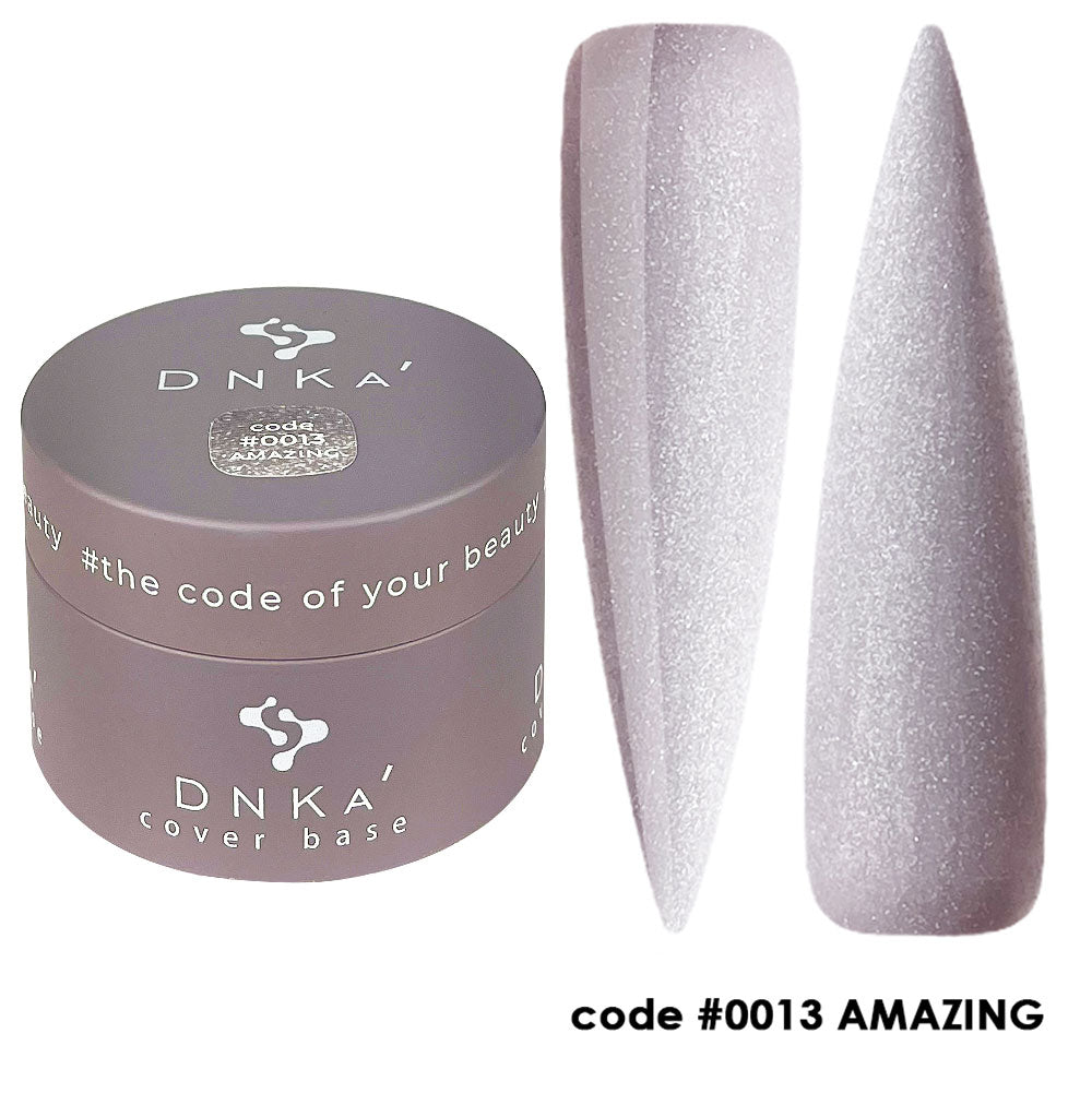Цветна каучукова основа NEW FORMULA "DNKa" #0013 Amazing – за нанасяне на гел лак