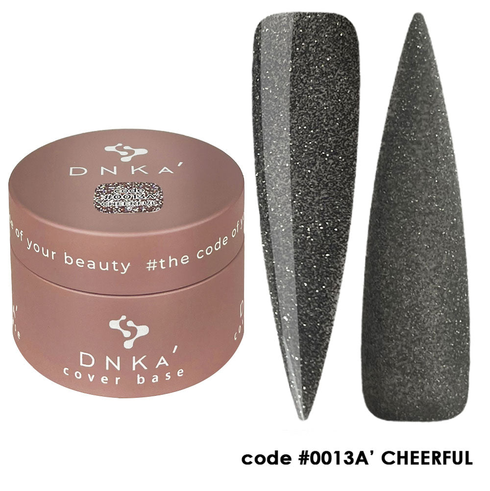 Цветна каучукова основа NEW FORMULA "DNKa" #0013A Cheerful – за нанасяне на гел лак