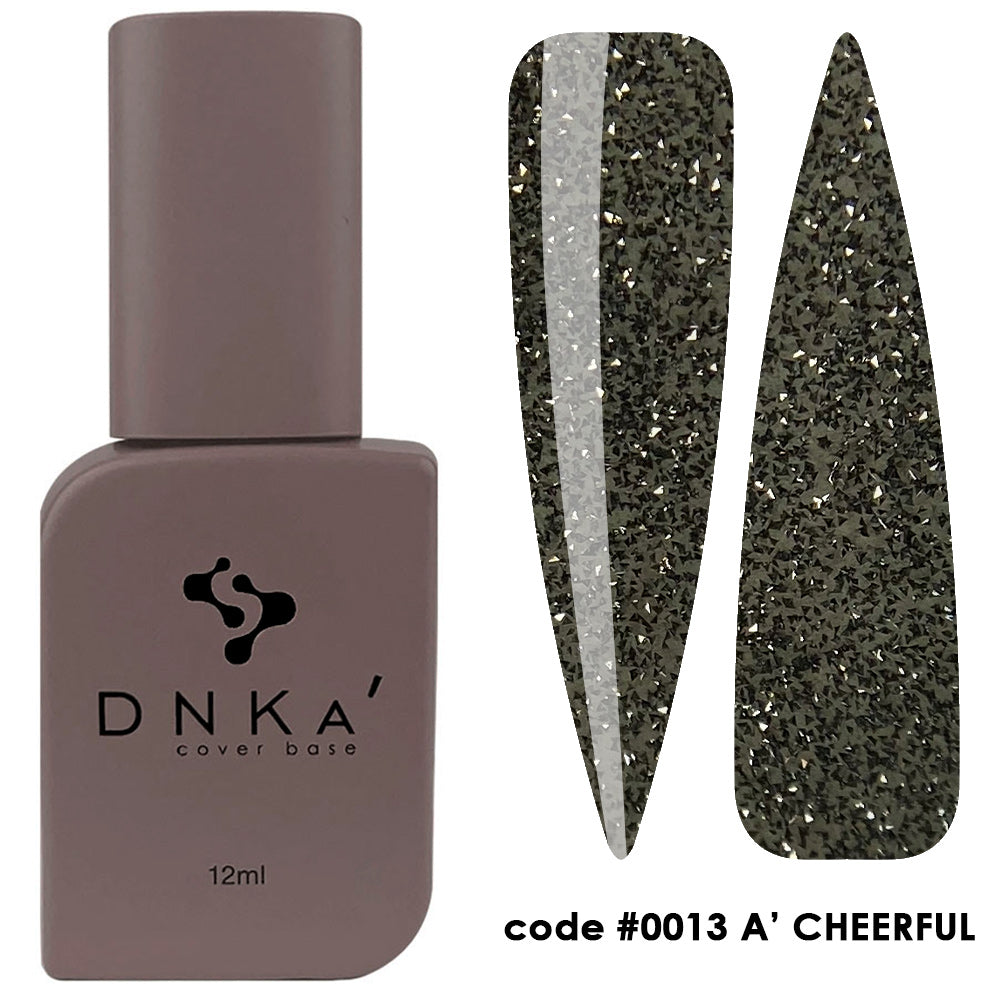 Цветна каучукова основа NEW FORMULA "DNKa" #0013A Cheerful – цветни основи от DNKa