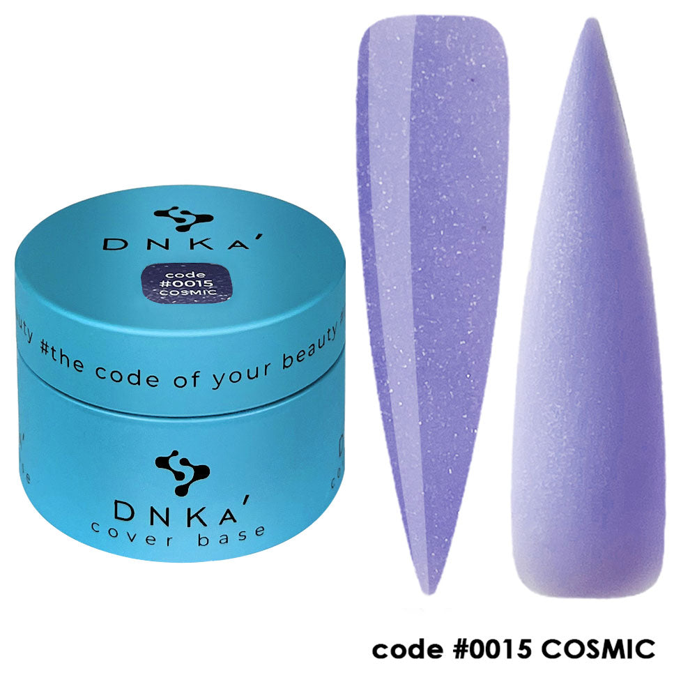 Цветна каучукова основа NEW FORMULA "DNKa" #0015 Cosmic – за нанасяне на гел лак