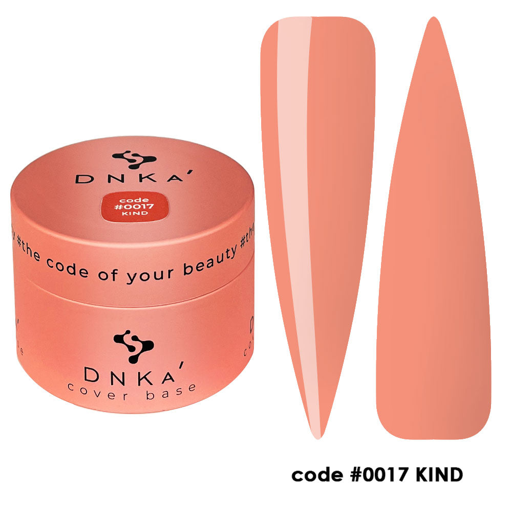 Цветна каучукова основа NEW FORMULA "DNKa" #0017 Kind – за нанасяне на гел лак