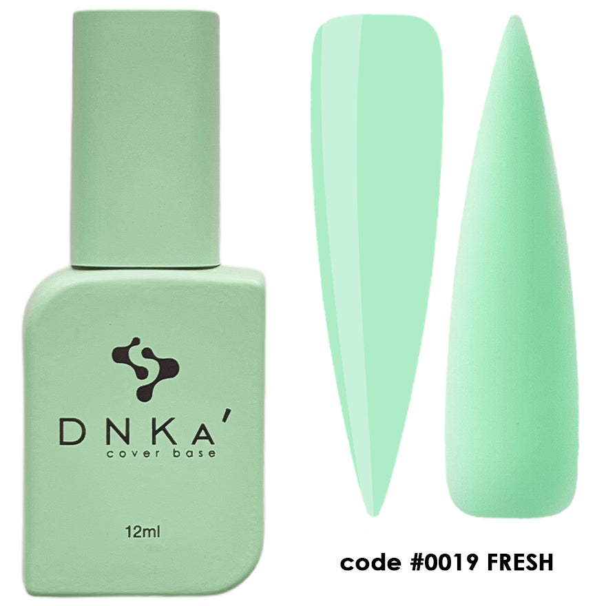 Цветна каучукова основа NEW FORMULA "DNKa" #0019 Fresh – цветни основи от DNKa