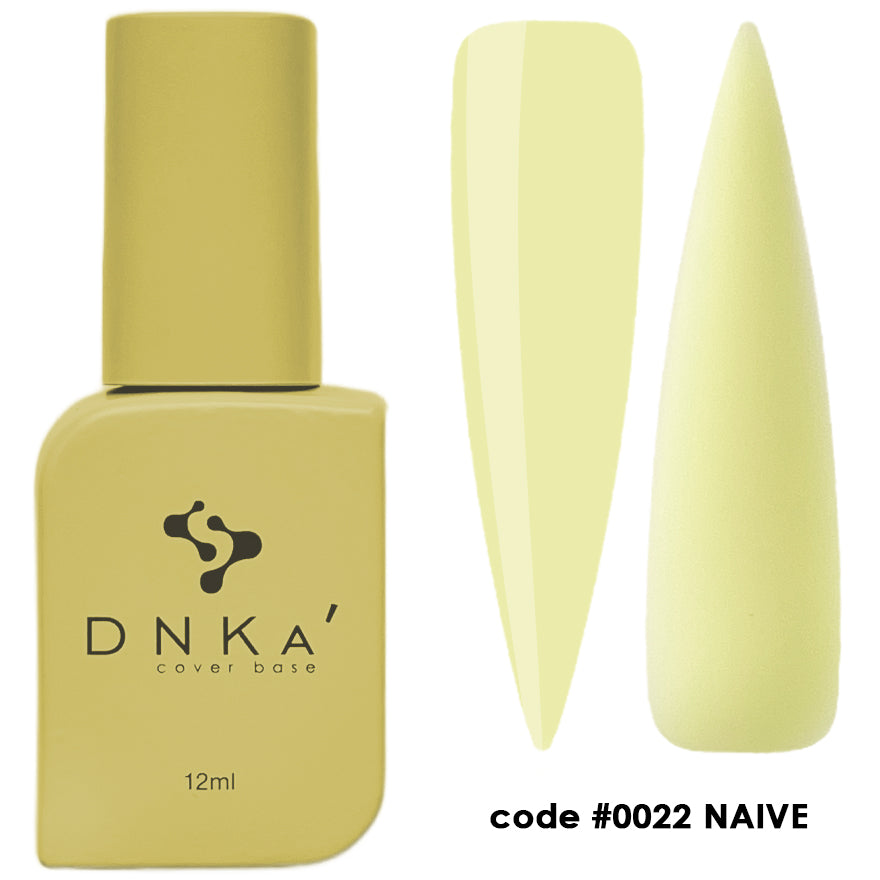 Цветна каучукова основа NEW FORMULA "DNKa" #0022 Naive – цветни основи от DNKa
