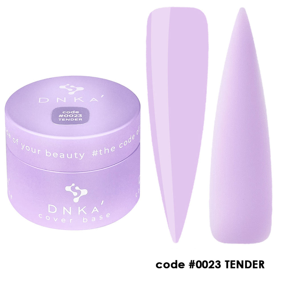 Цветна каучукова основа NEW FORMULA "DNKa" #0023 Tender – за нанасяне на гел лак