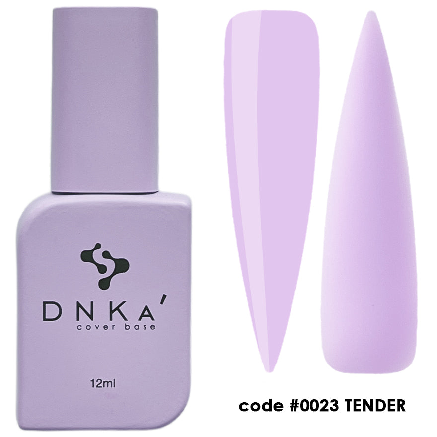 Цветна каучукова основа NEW FORMULA "DNKa" #0023 Tender – цветни основи от DNKa