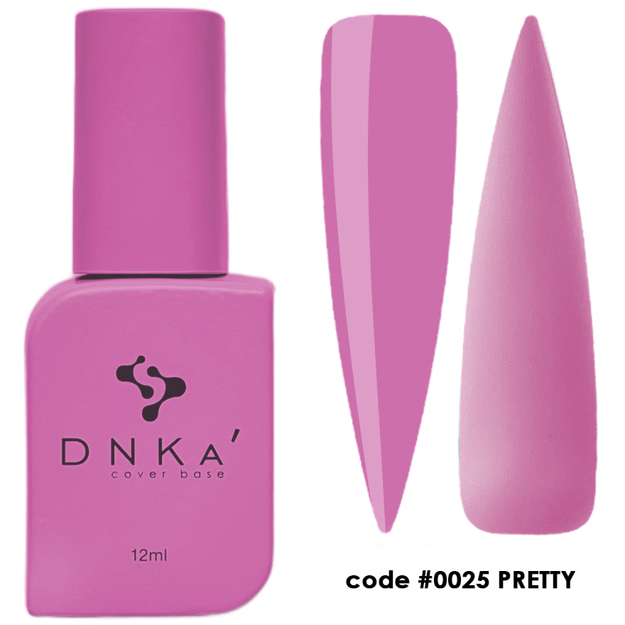 Цветна каучукова основа NEW FORMULA "DNKa" #0025 Pretty – цветни основи от DNKa