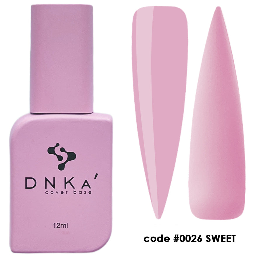 Цветна каучукова основа NEW FORMULA "DNKa" #0026 Sweet – цветни основи от DNKa