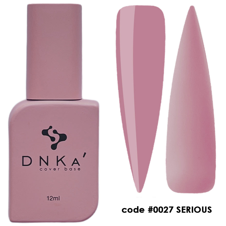 Цветна каучукова основа NEW FORMULA "DNKa" #0027 Serious – цветни основи от DNKa