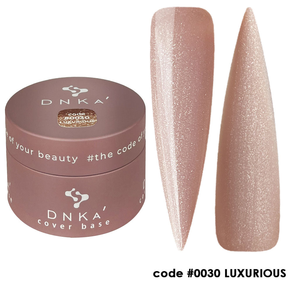 Цветна каучукова основа NEW FORMULA "DNKa" #0030 Luxurious – за нанасяне на гел лак