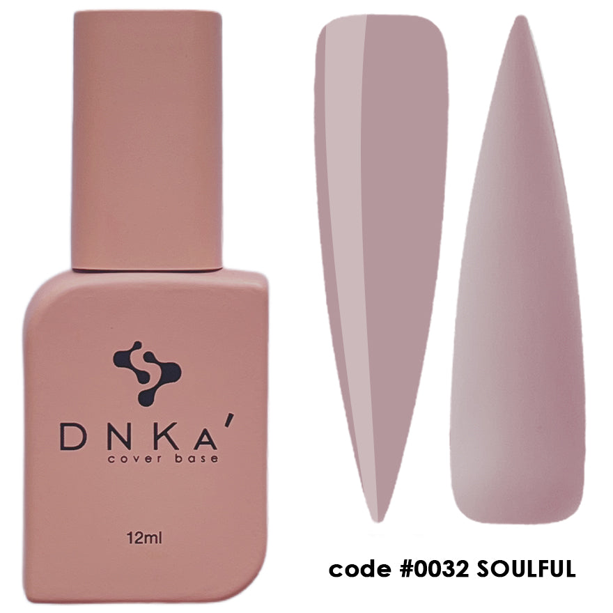 Цветна каучукова основа NEW FORMULA "DNKa" #0032 Soulful – цветни основи от DNKa