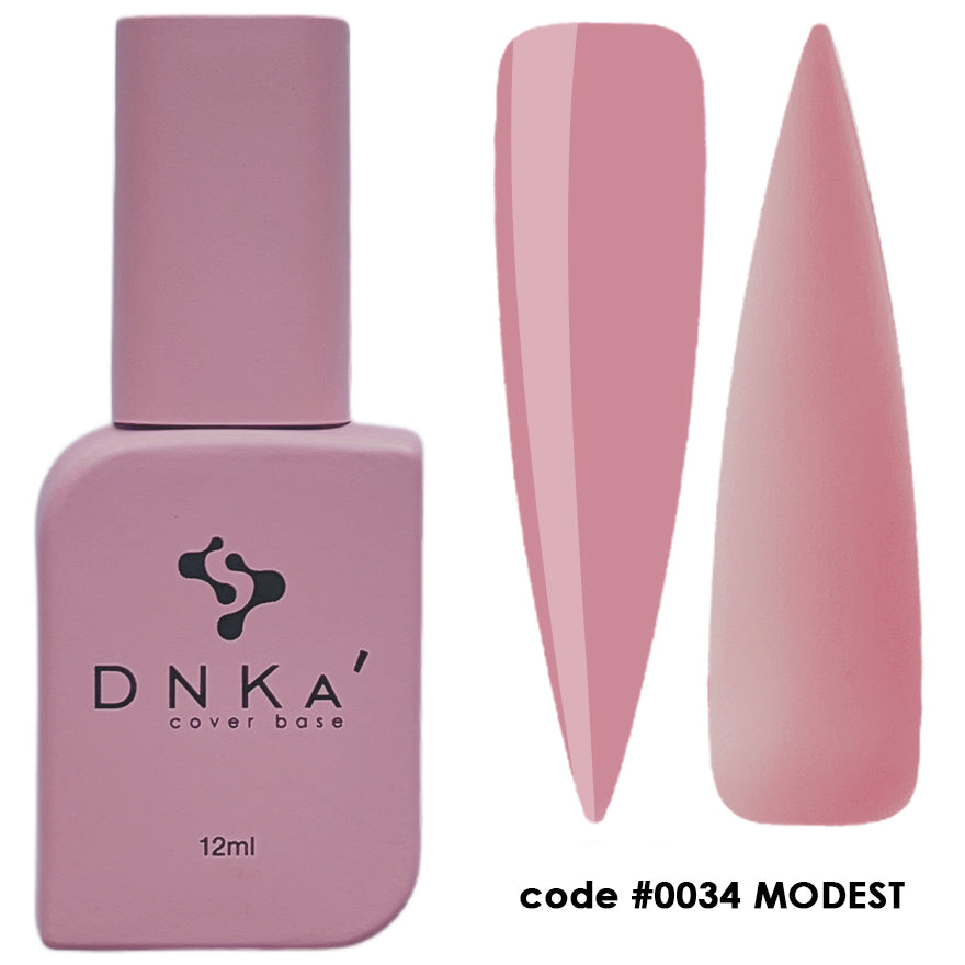 Цветна каучукова основа NEW FORMULA "DNKa" #0034 Modest – цветни основи от DNKa