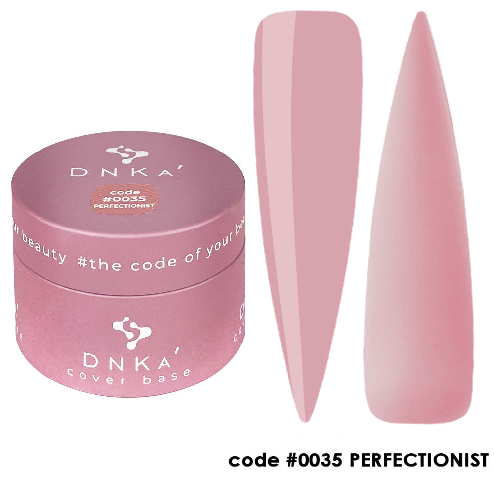 Цветна каучукова основа NEW FORMULA "DNKa" #0035 Perfectionist – за нанасяне на гел лак
