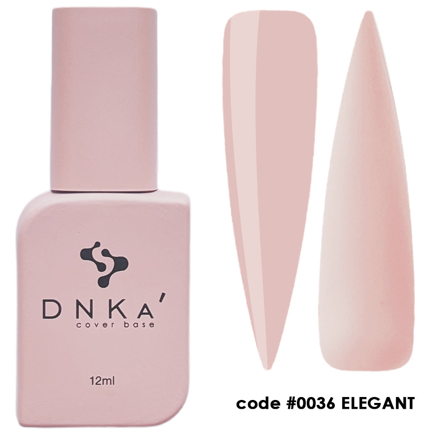 Цветна каучукова основа NEW FORMULA "DNKa" #0036 Elegant – цветни основи от DNKa
