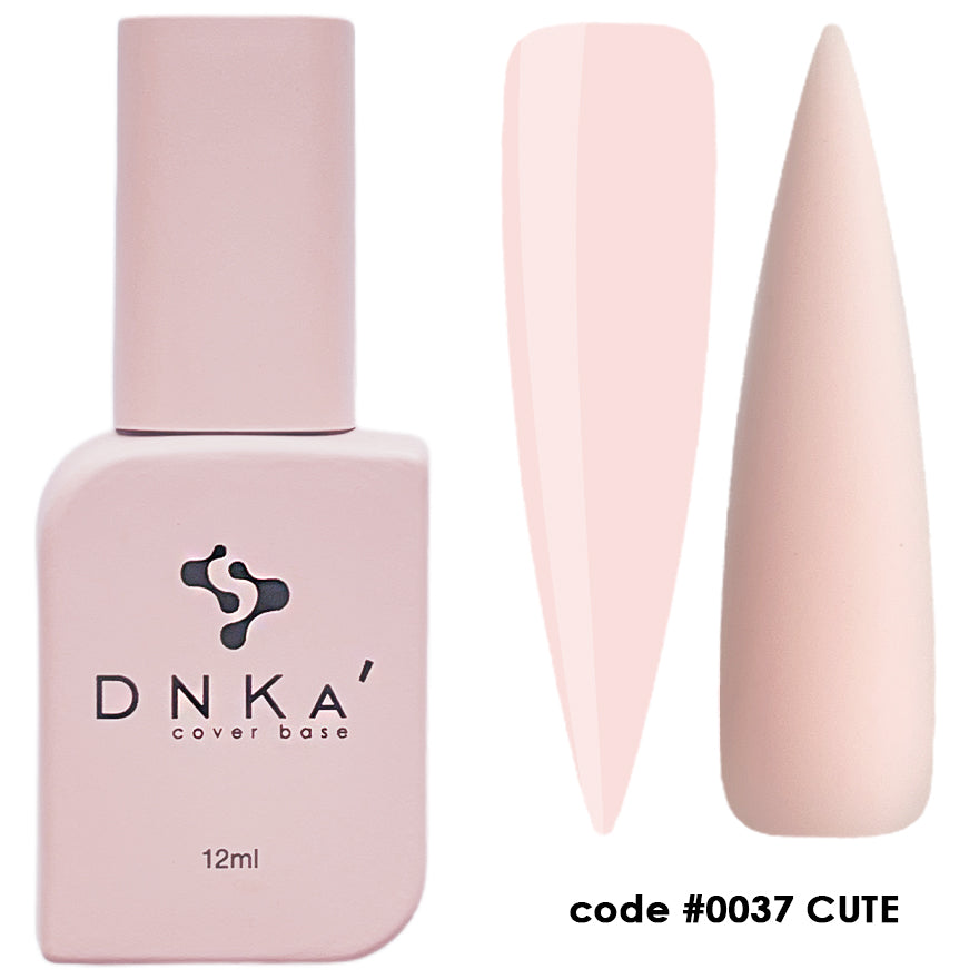 Цветна каучукова основа NEW FORMULA "DNKa" #0037 Cute – цветни основи от DNKa