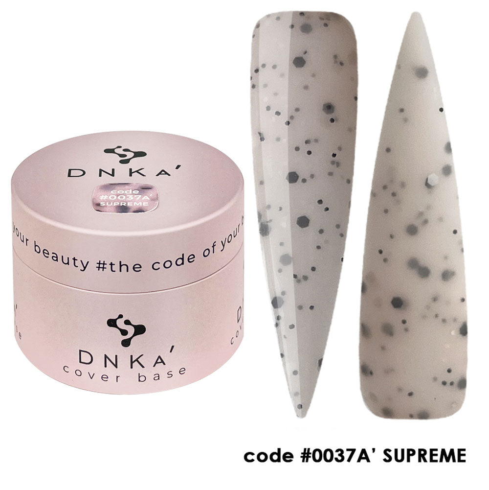 Цветна каучукова основа NEW FORMULA "DNKa" #0037A Supreme – с блестящи частици