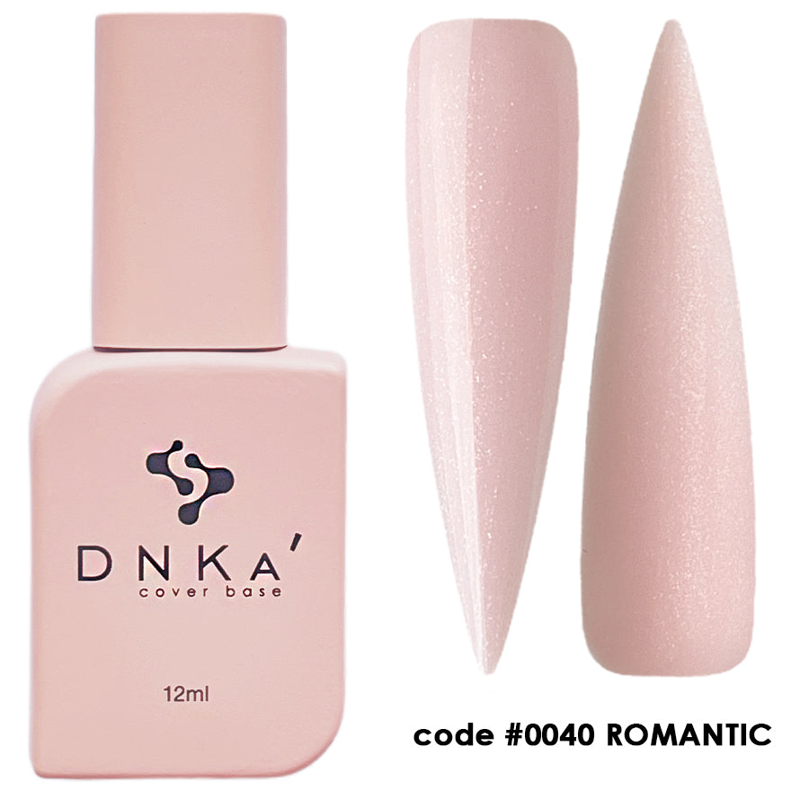 Цветна каучукова основа NEW FORMULA "DNKa" #0040 Romantic – цветни основи от DNKa