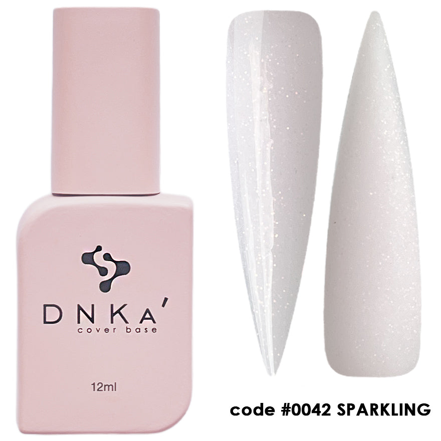 Цветна каучукова основа NEW FORMULA "DNKa" #0042 Sparkling – цветни основи от DNKa