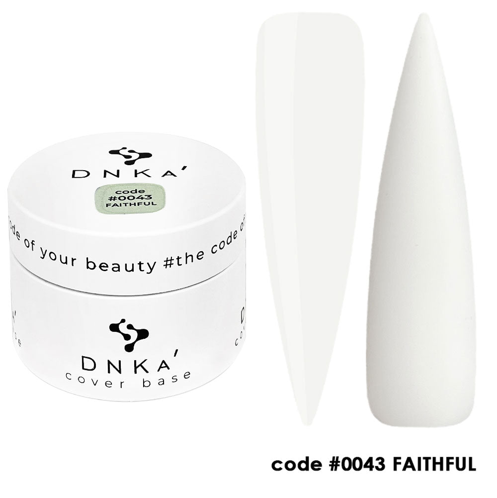 Цветна каучукова основа NEW FORMULA "DNKa" #0043 Faithful – от категория Цветни основи за гел лак