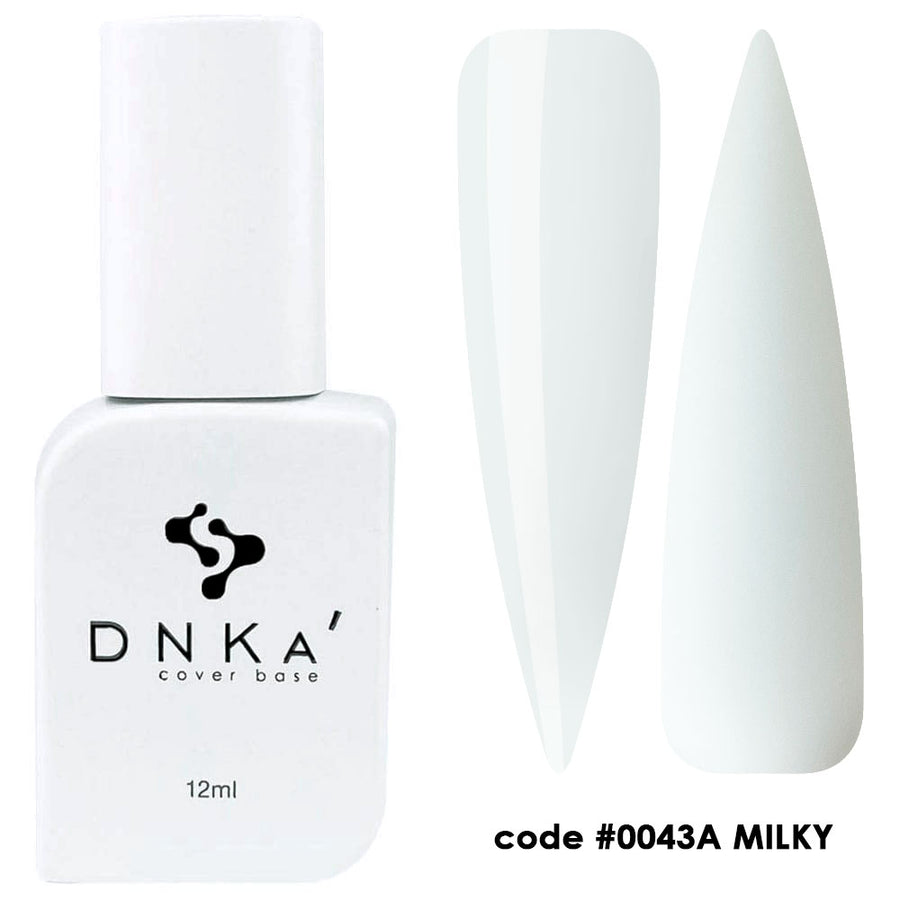 Цветна каучукова основа NEW FORMULA "DNKa" #0043A' Milky – цветни основи от DNKa