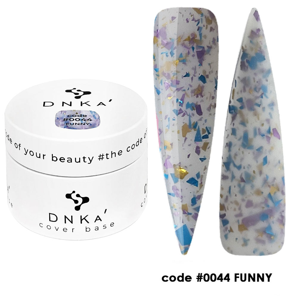 Цветна каучукова основа NEW FORMULA "DNKa" #0044 Funny – от категория Цветни основи за гел лак