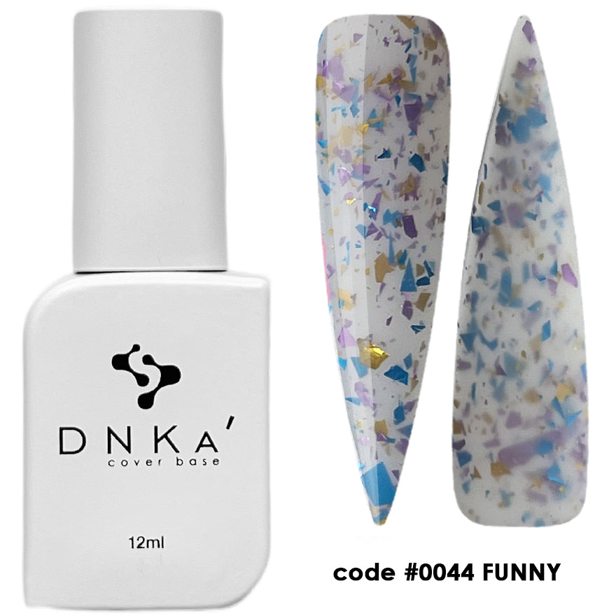 Цветна каучукова основа NEW FORMULA "DNKa" #0044 Funny – цветни основи от DNKa
