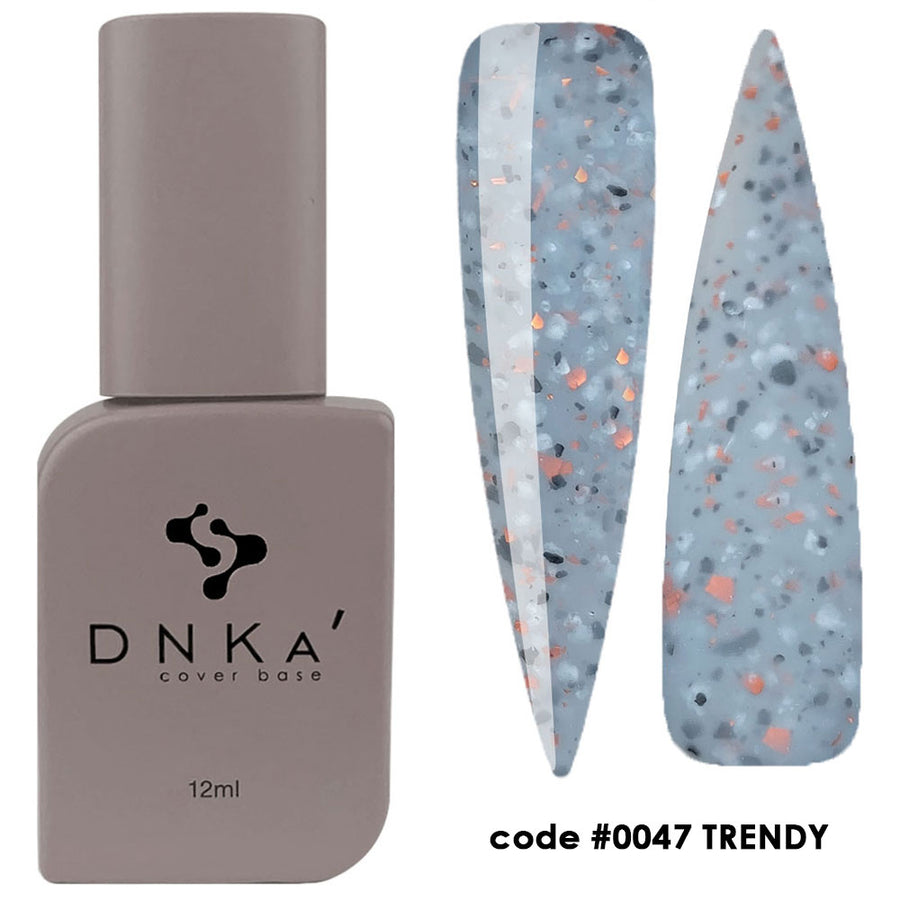 Цветна каучукова основа NEW FORMULA "DNKa" #0047 Trendy – цветни основи от DNKa