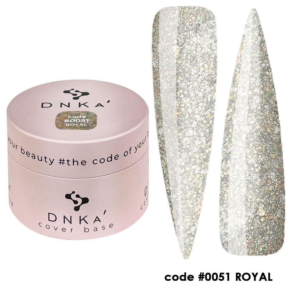 Цветна каучукова основа NEW FORMULA "DNKa" #0051 Royal – за нанасяне на гел лак